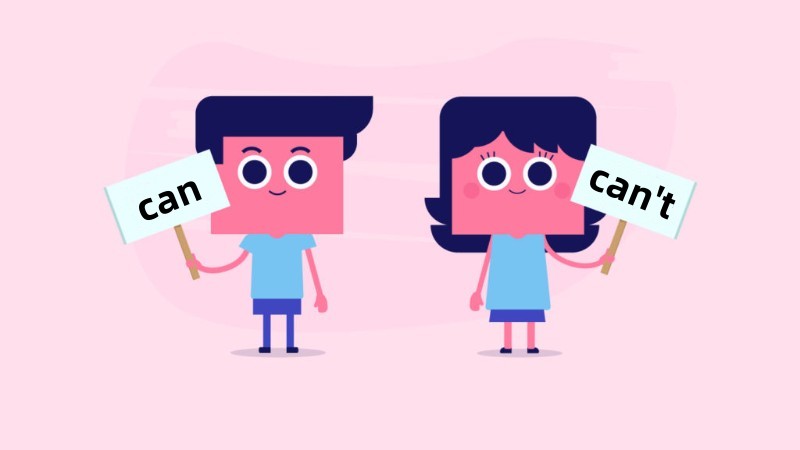 can, can’t 的形式和用法